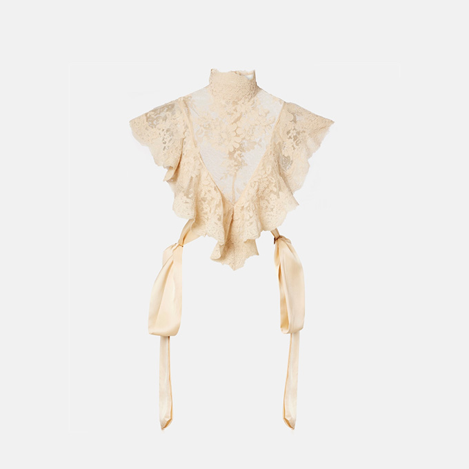 zimmermann hypnotic lace cropped top